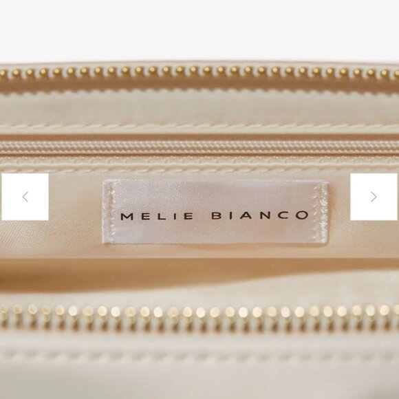 Alexandra Cream Vegan Top Handle Bag by Melie Bianco - Picture 3 of 7